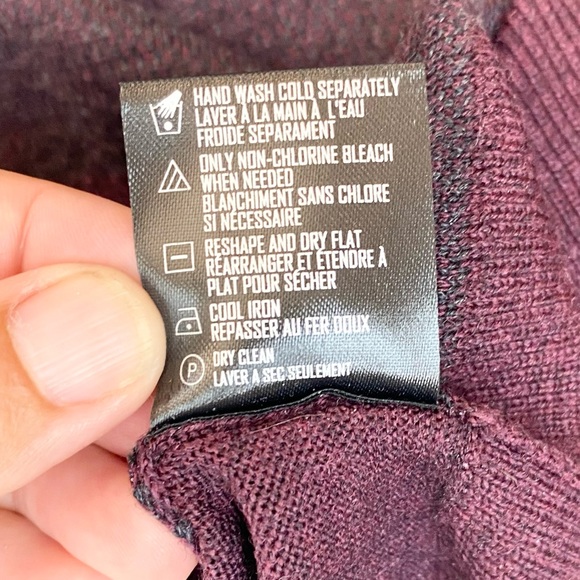 Patrick Assaraf Quarter Zip Extra Fine Merino Wool Sweater Men's L - Picture 9 of 11